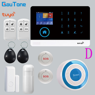 APP Kaugjuhtimispult Juhtmeta koduvalve WIFI GSM SOS GPRS Häiresüsteem kaameraga RFID-kaardiga Arm Desarm Androidile ja IOS-ile