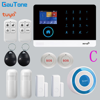 APP Kaugjuhtimispult Juhtmeta koduvalve WIFI GSM SOS GPRS Häiresüsteem kaameraga RFID-kaardiga Arm Desarm Androidile ja IOS-ile