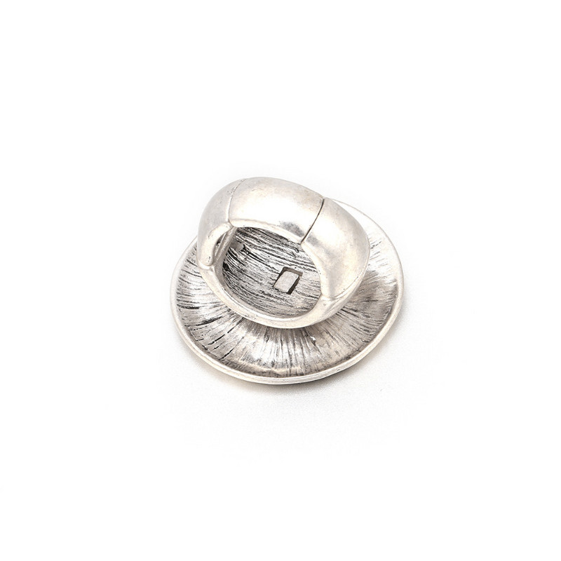 Bohemia Veliki okrugli valoviti prsten Žene Muškarci Punk Pretjerano trendi prstenje Retro Jednostavan nakit Elastični podesivi Prsten jedne veličine 18 mm