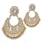 Sunspicems Fashion Boho Big Golden Drop auskarai moterims Metaliniai rutuliukai Indijos nuotakos vestuviniai papuošalai Arabiški kabantys auskarai Dovana