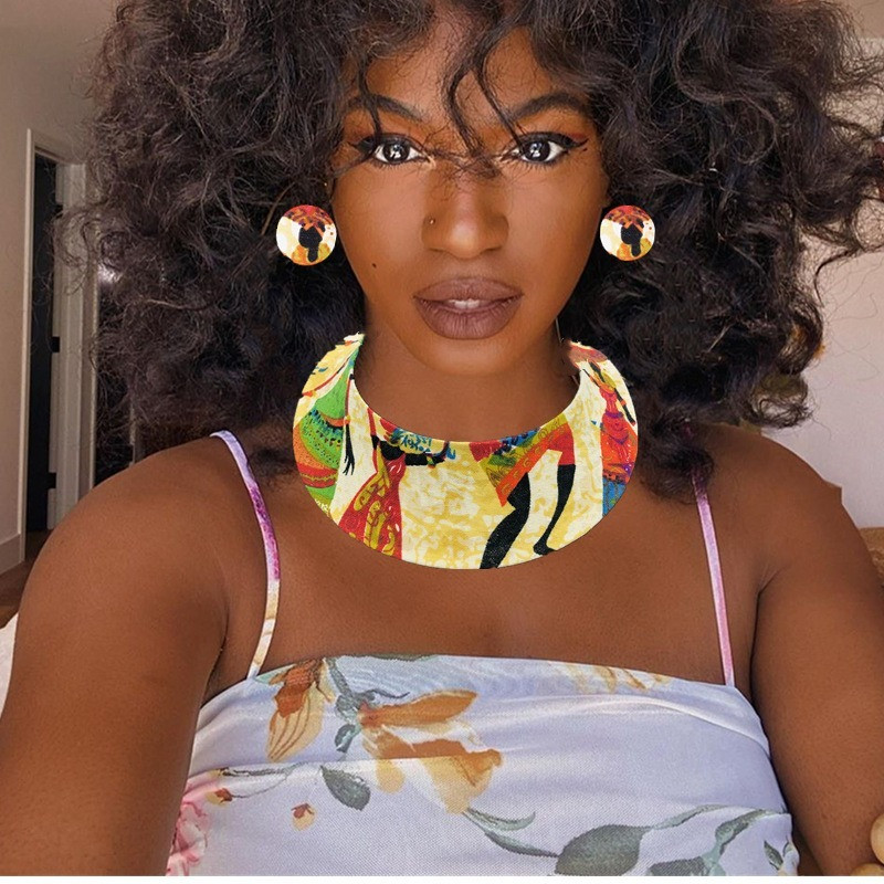 Naujas perdėtas didelių kaklo papuošalų komplektas, moteriškas, 2 dalių, madingų moteriškų auskarų rinkinys, vakarėlio aksesuarai mergaitėms, dovanos