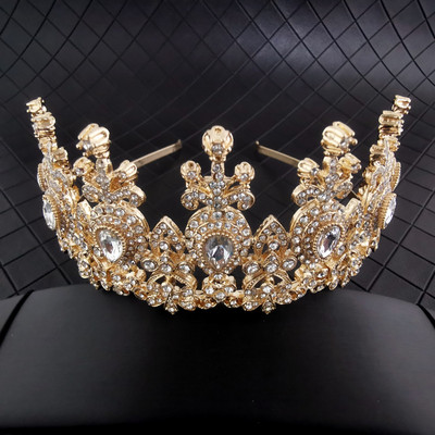 Klasszikus elegáns menyasszonyi kiegészítők török női esküvőhöz kristály strassz korona nyaklánc fülbevaló karkötő gyűrű 5 darab