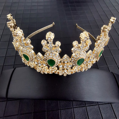 Klasszikus elegáns menyasszonyi kiegészítők török női esküvőhöz kristály strassz korona nyaklánc fülbevaló karkötő gyűrű 5 darab