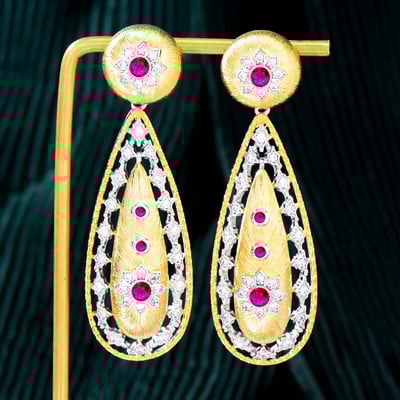 GODKI Vintage Royal 3 DB zöld CZ luxus afrikai ékszer szett nőknek esküvői parti cirkon kristály Dubai menyasszonyi ékszer szett ajándék