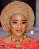 Afrikai gyöngyök ékszerkészlet karácsonyi ajándék ékszer GS061