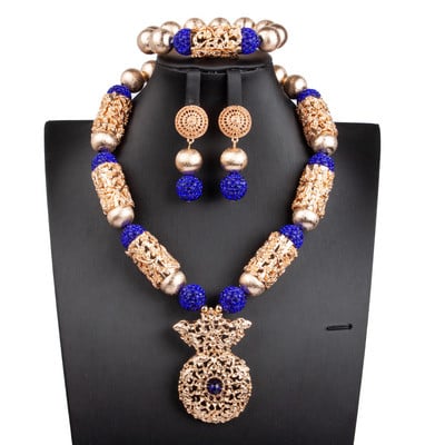 Afrikai gyöngyök ékszerkészlet karácsonyi ajándék ékszer GS061