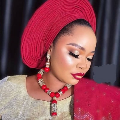 Afrikai gyöngyök ékszerkészlet karácsonyi ajándék ékszer GS061