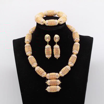 Afrikai gyöngyök ékszerkészlet karácsonyi ajándék ékszer GS061