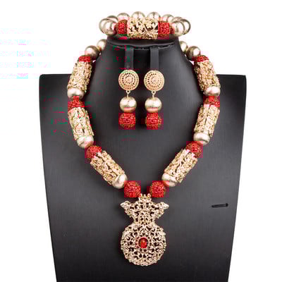 Afrikai gyöngyök ékszerkészlet karácsonyi ajándék ékszer GS061