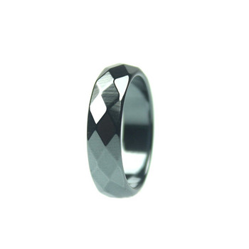 Δαχτυλίδι αιματίτη 6-12 μεγεθών για γυναίκες άντρες Μη μαγνητικά δαχτυλίδια από φυσική πέτρα Γεωμετρία Σχέδιο Δαχτυλίδι Δαχτυλίδι Δώρο κοσμήματος για πάρτι