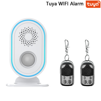 WIFI Tuya mājas drošības signalizācija PIR MP brīdinājuma infrasarkanais sensors pretaizdzīšanas kustības detektora trauksmes monitors bezvadu 433 mhz trauksmes sistēma