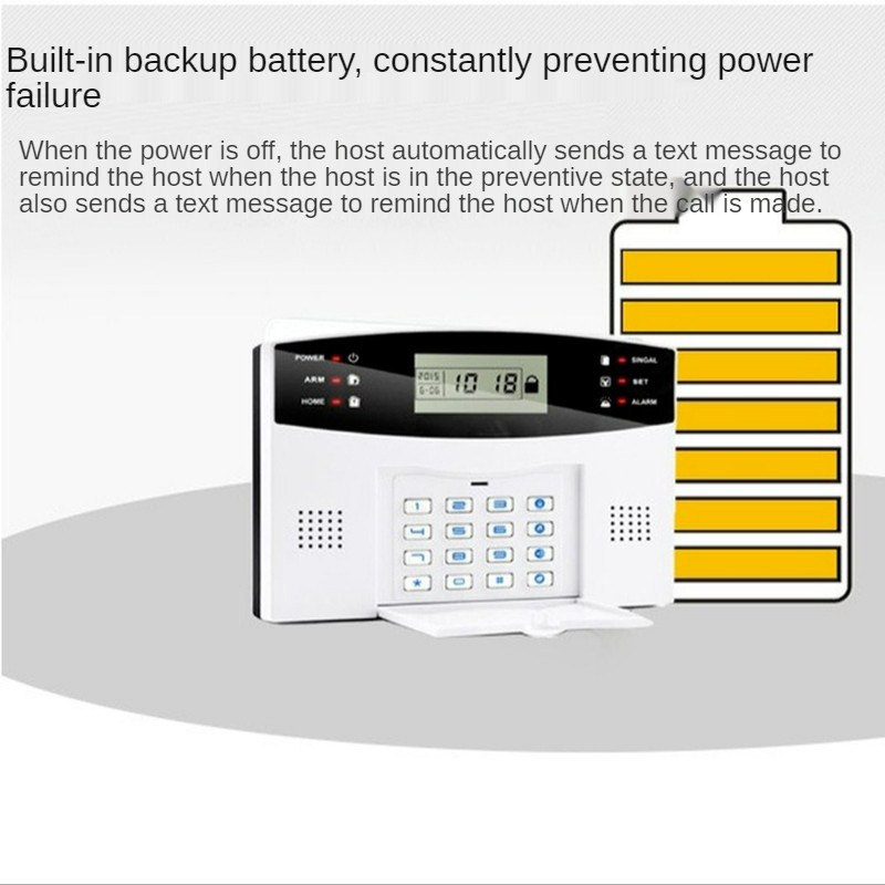 GSM алармена система IOS Android APP LCD дисплей Gsm домашна алармена система Цифрова охрана Охранителна къща Autodialer Двупосочен домофон