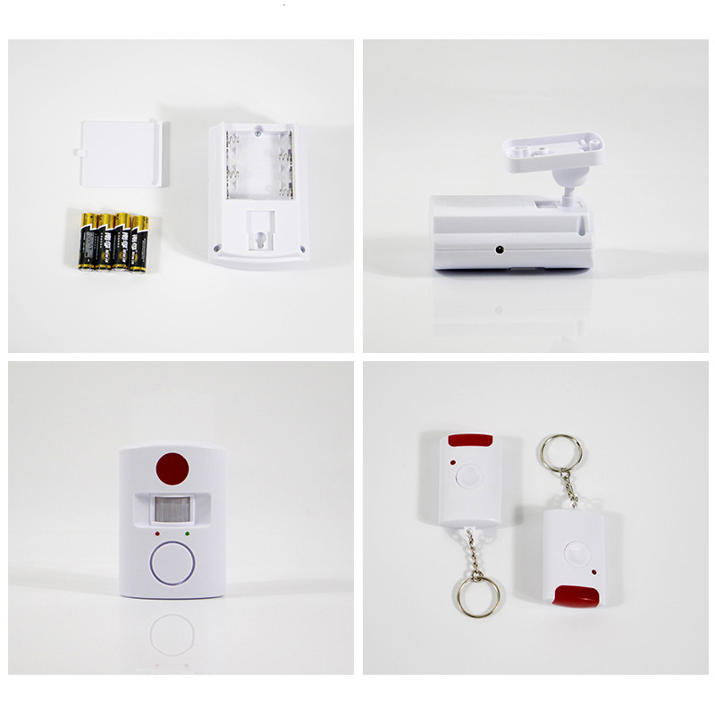 Kućna sigurnost PIR MP Alert Protuprovalni detektor pokreta Infracrveni alarm Senzor Monitor Bežični alarmni sustav + 2 daljinska upravljača