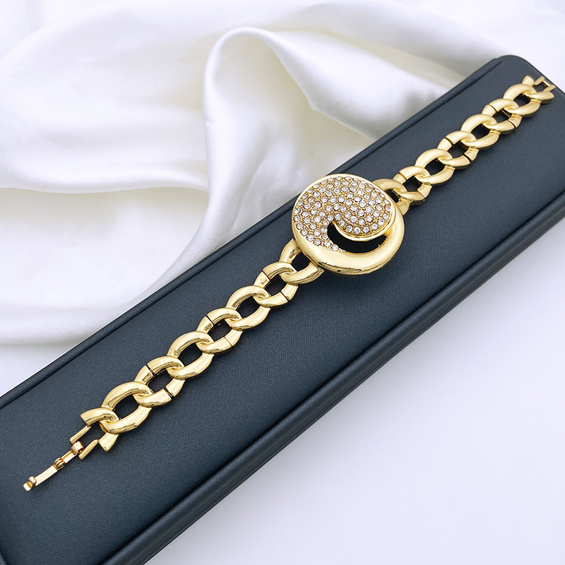 Dubajaus aukso spalvos papuošalų rinkinys moterims apvalių pakabukų karolių auskarų rinkinys juegos de joyas de dubai joyas