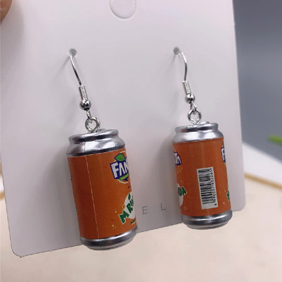 Divat új stílus szimuláció kólásüveg kézzel készített fülbevaló női zsidó fülbevaló lányoknak női ajándék szép ékszer