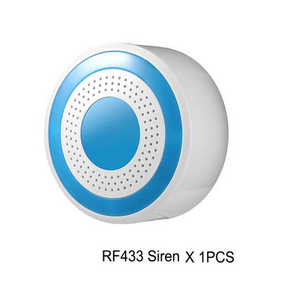 ZSWKD Tuya Seturi de sistem de alarmă Wifi Securitate fără fir antifurt cu detector de mișcare Senzor de ușă Aplicație Smart Life pentru casă inteligentă DIY