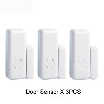 ZSWKD Tuya Seturi de sistem de alarmă Wifi Securitate fără fir antifurt cu detector de mișcare Senzor de ușă Aplicație Smart Life pentru casă inteligentă DIY