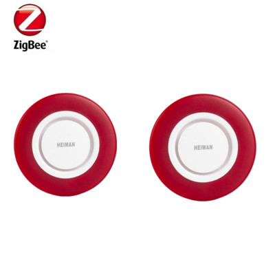 Alarmă cu sirenă Heiman Zigbee3.0 compatibilă cu Home Assistant, Kaku, ConbeeII Alarmă cu sirenă intermitent roșu 95dB