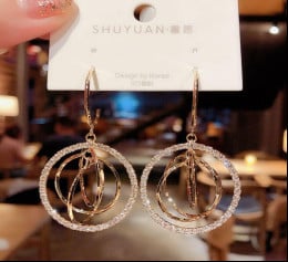 Vară 2022, tendință de modă, cercei cu zircon, flori de cristal rafinate, bijuterii de nuntă pentru femei, cadou de petrecere, comerț cu ridicata