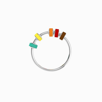 Δαχτυλίδι από λεπτές χάντρες από σμάλτο άγχους για γυναίκες κορίτσια κατά του άγχους Διασκεδαστικά παιχνίδια Δαχτυλίδι Κοσμήματα Σχετικά με το Daughter Fidget Ring Δώρο