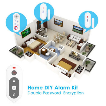 CPVAN Домашна охранителна аларма Инфрачервен сензор Детектор за движение против кражба 433mhz Алармена система за кражба Домашна сигнализация для дома