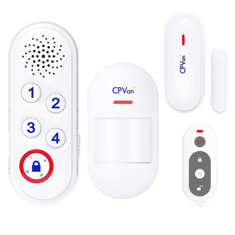 CPVAN Alarma de securitate la domiciliu Senzor infraroșu Detector de mișcare antifurt 433mhz Sistem de alarmă antiefracție Acasă сигнализация для дома