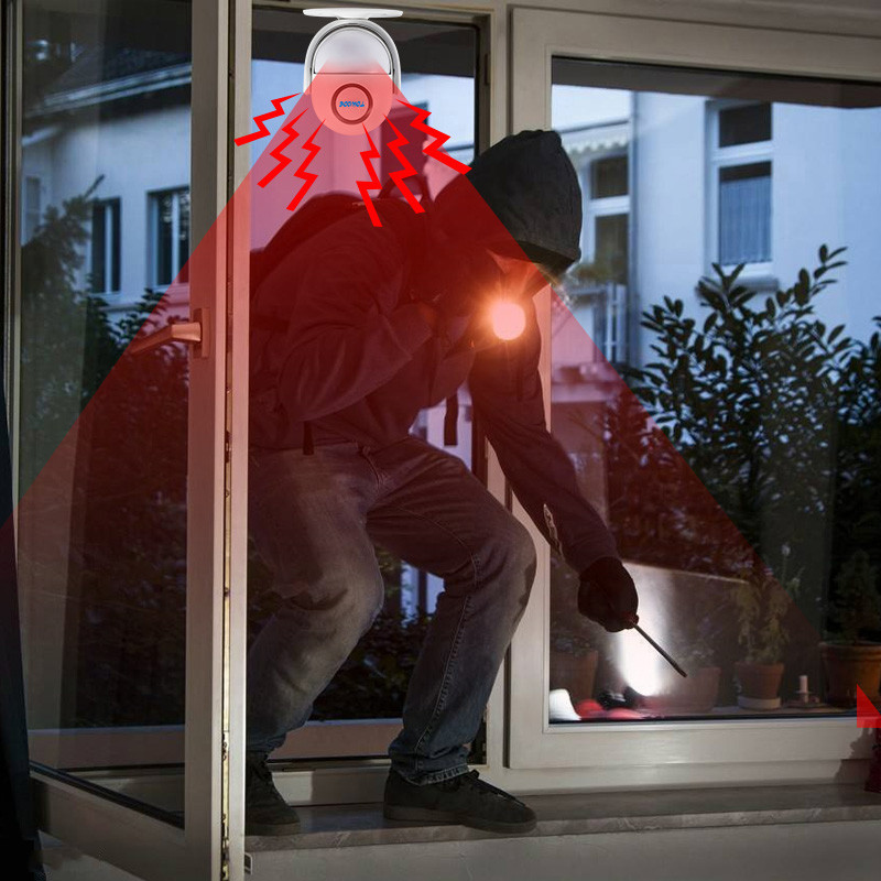 TOWODE bežični PIR detektor alarma kretanja 120dB glasno kućno sigurnosno zvono, senzor, daljinski upravljač, alarm za deaktiviranje ruke