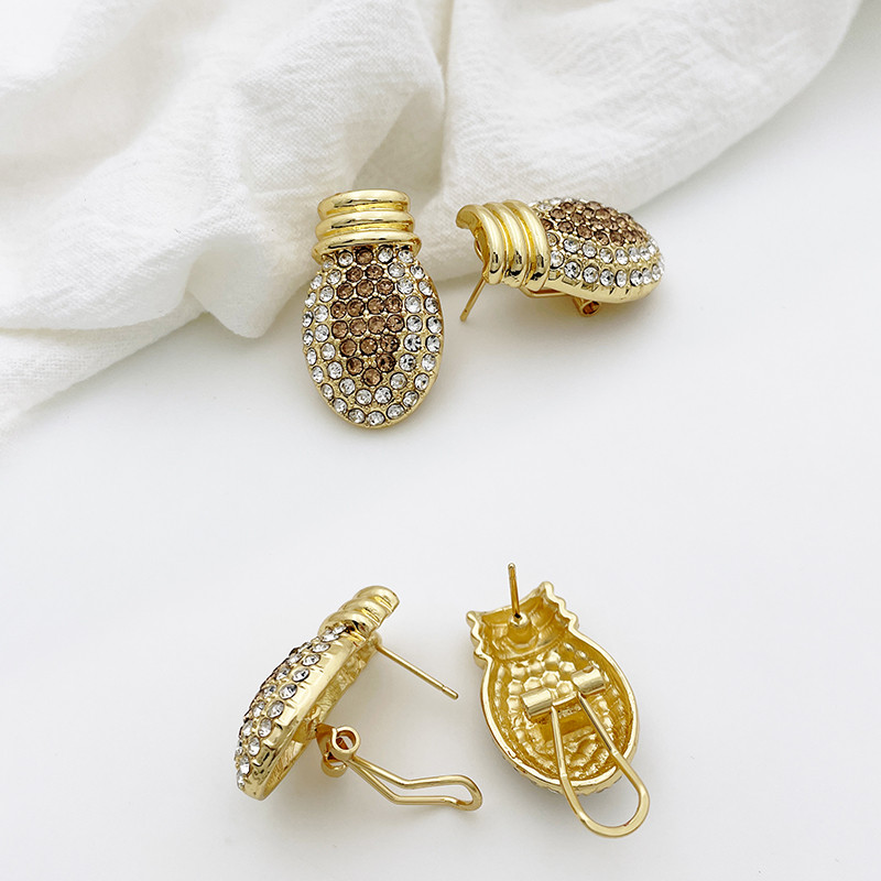 Brazilijos 18k paauksuotų papuošalų rinkinys moterims Aukso spalvos Dubajaus papuošalų karolių rinkinys Graži vestuvių vakarėlio dovana