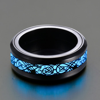 9 Style Spinner Rotatable Chain Rings Облекчаване на стреса за мъже, жени Брачна лента Finger anxiety fidget ring Jewelry Gift