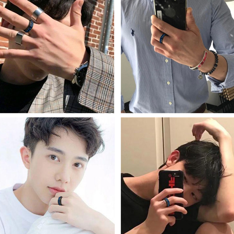 9 Style Spinner Rotating Chain Prstenovi za ublažavanje stresa za muškarce Žene Vjenčanica Prsten za tjeskobu fidget ring Nakit Poklon