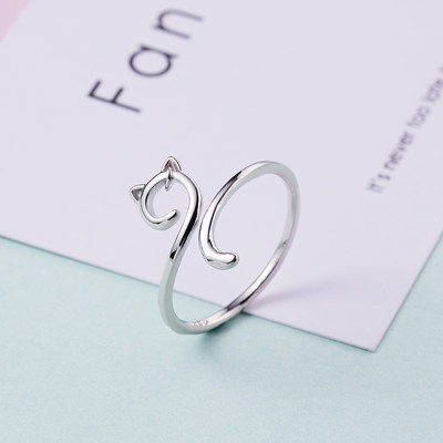 Puikūs rožiniai triušio ausis gyvūnams reguliuojami žiedai zuikio papuošalai atidarymo žiedai mergaičių meilužių porai moteriai, moteriai Valentino dienos dovana