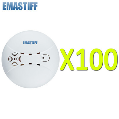 Nemokamas pristatymas! Didmeninė prekyba 10/20/50/100 vnt belaidžio dūmų gaisro jutiklio 433 MHz 1527 tik mūsų GSM PSTN signalizacijos sistemai