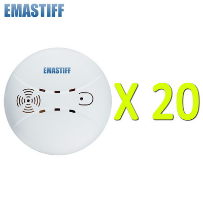 Nemokamas pristatymas! Didmeninė prekyba 10/20/50/100 vnt belaidžio dūmų gaisro jutiklio 433 MHz 1527 tik mūsų GSM PSTN signalizacijos sistemai