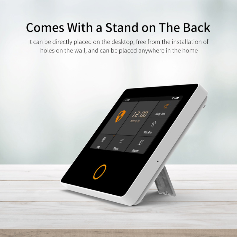 Ostaniot WiFi 4G sigurnosni sustav Ugrađena sirena Tuya Smart Home Protuprovalni alarmni komplet s 5-godišnjim trajanjem baterije Detektor otvaranja vrata