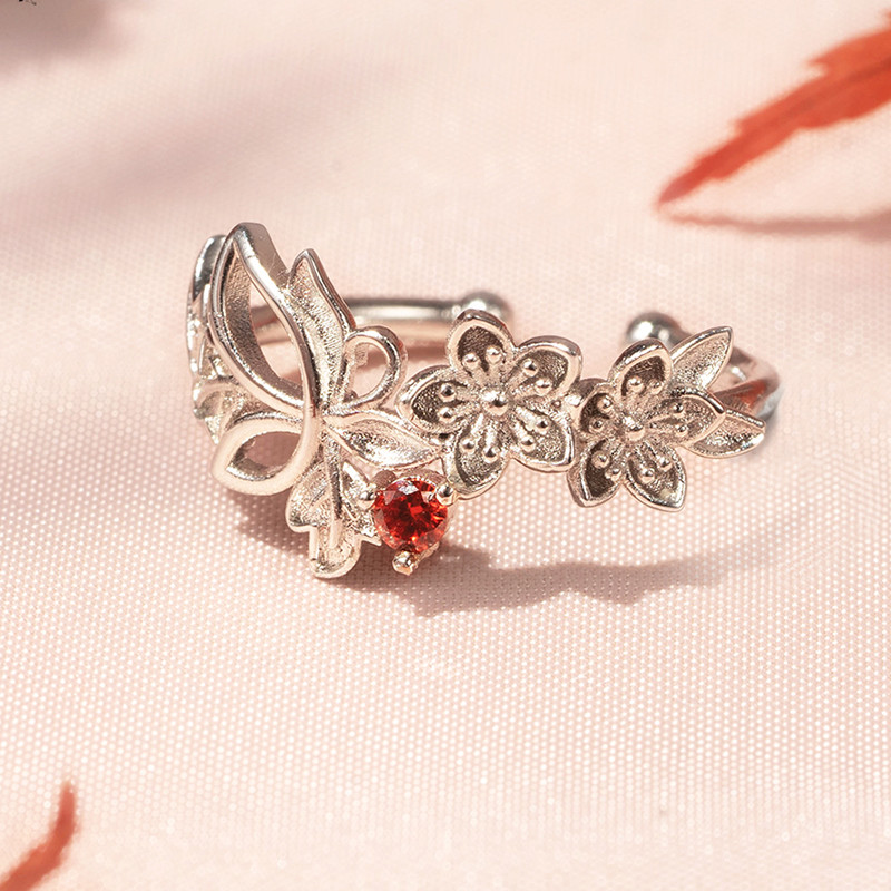 Anime Tian Guan Ci Fu Žiedai Hua Cheng Xie Lian Cosplay Moterys Vyrai Pora Gėlė Reguliuojami papuošalai Žiedų aksesuarai Dovanos