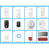 Tuya Wifi Etiger alarmni senzor i dodatna oprema Senzor za vrata i prozore PIR senzor pokreta Unutarnji vanjski Strobe Bljeskalica