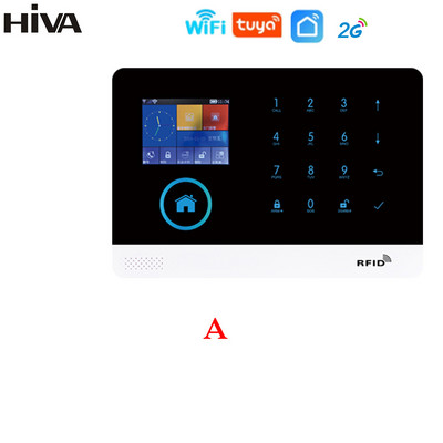 „HIA Tuya“ signalizacijos sistemos apsauga namams „Smart life“ programa „GSM Wifi“ apsaugos signalizacija su durimis ir PIR jutikliu veikia su „Alexa“