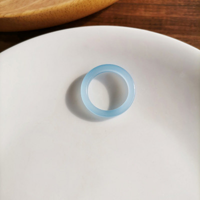 Novo modno šareno prozirno prstenje Nepravilan mramorni uzorak Geometrijska smola Akrilno prstenje Set za žene Nakit Darovi za putovanja