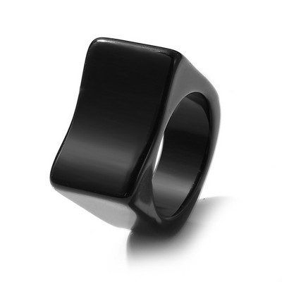 Novo modno šareno prozirno prstenje Nepravilan mramorni uzorak Geometrijska smola Akrilno prstenje Set za žene Nakit Darovi za putovanja