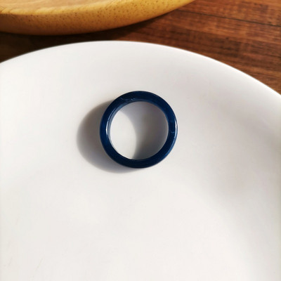 Novo modno šareno prozirno prstenje Nepravilan mramorni uzorak Geometrijska smola Akrilno prstenje Set za žene Nakit Darovi za putovanja