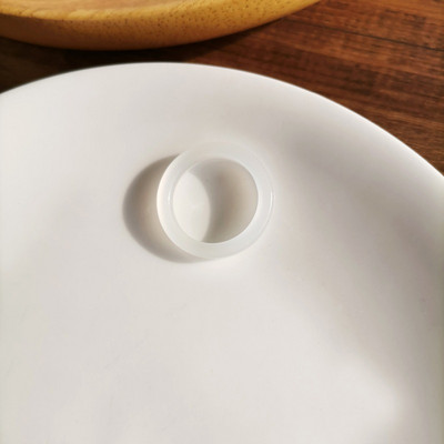 Novo modno šareno prozirno prstenje Nepravilan mramorni uzorak Geometrijska smola Akrilno prstenje Set za žene Nakit Darovi za putovanja