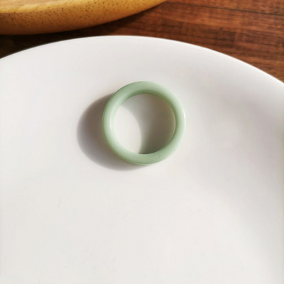 Novo modno šareno prozirno prstenje Nepravilan mramorni uzorak Geometrijska smola Akrilno prstenje Set za žene Nakit Darovi za putovanja