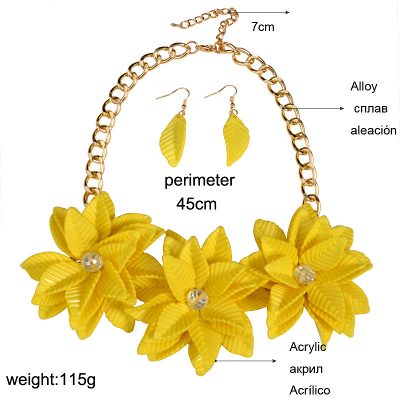 UDDEIN Maxi Choker inkrustuoti karoliai moterims Prabangūs vintažiniai gėlių karoliai ir pakabukas, vestuvių papuošalai, akriliniai apykaklės