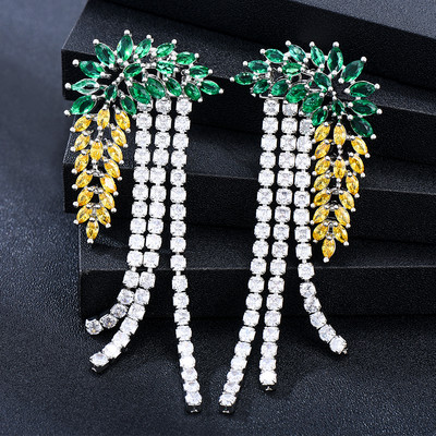 GODKI DUBAI 4pcs Bridal Circon Ogrlica Setovi Naušnica Za Ženske Vjenčanja Setovi Nakita CZ Crystal Svadbeni Setovi Nakita 2022