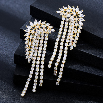 GODKI DUBAI 4pcs Bridal Circon Ogrlica Setovi Naušnica Za Ženske Vjenčanja Setovi Nakita CZ Crystal Svadbeni Setovi Nakita 2022