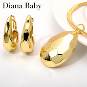 Diana Baby Jewelry Bride vario karolių rinkinys Europa ir Amerika Vestuviniai papuošalai Auskarai Mados pareiškimai Auskarai 2021 m.