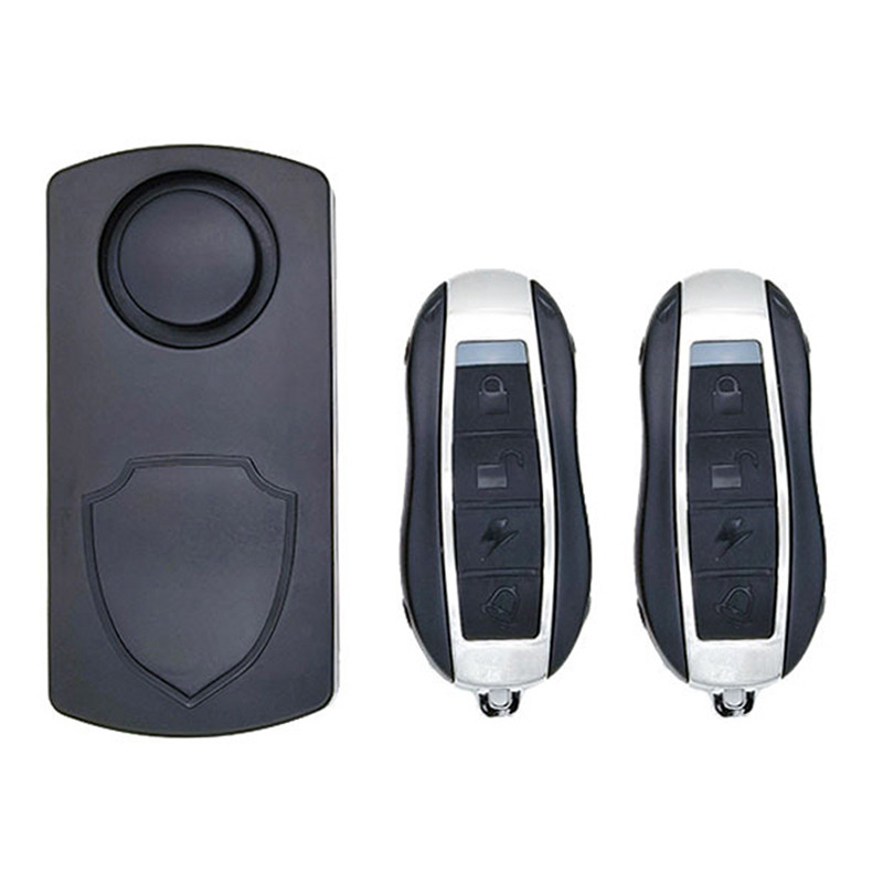 Atsparus vandeniui dviračio motociklo elektrinio dviračio apsauga nuo pametimo belaidžio nuotolinio valdymo pulto vibracijos detektoriaus signalizacija