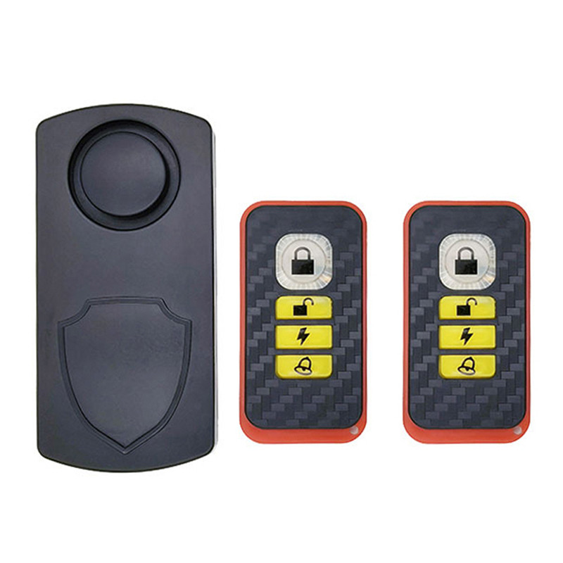 Atsparus vandeniui dviračio motociklo elektrinio dviračio apsauga nuo pametimo belaidžio nuotolinio valdymo pulto vibracijos detektoriaus signalizacija