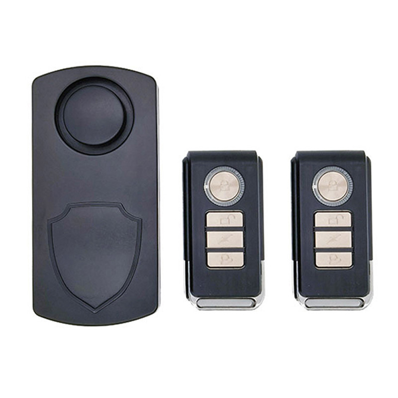 Atsparus vandeniui dviračio motociklo elektrinio dviračio apsauga nuo pametimo belaidžio nuotolinio valdymo pulto vibracijos detektoriaus signalizacija