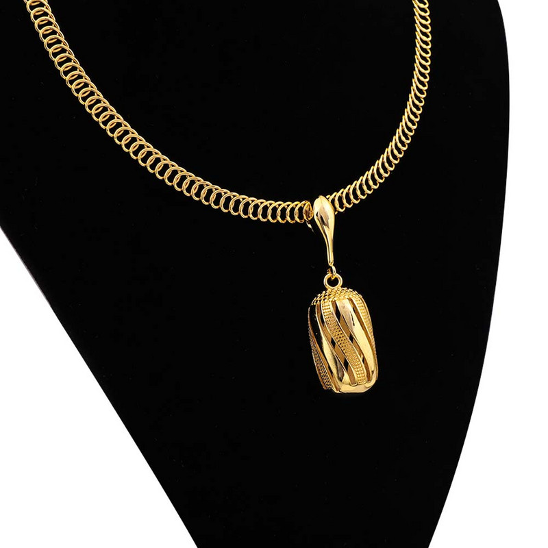 Noua sosire Colier Seturi de cercei Seturi de bijuterii de culoare aurie pentru femei Bijuterii de nunta Colier de mireasa Accesorii Cadou